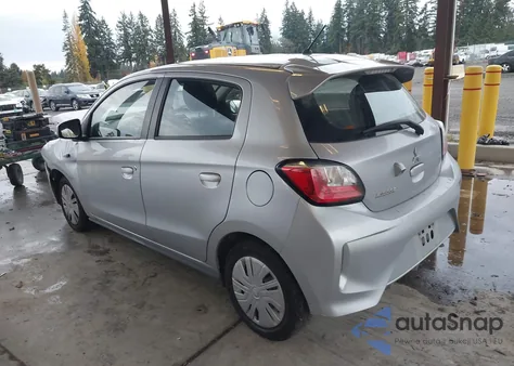 2021 Mitsubishi Mirage Carbonite Edition/Es/Le z USA, uszkodzony, nr VIN ML32AUHJ1MH003428